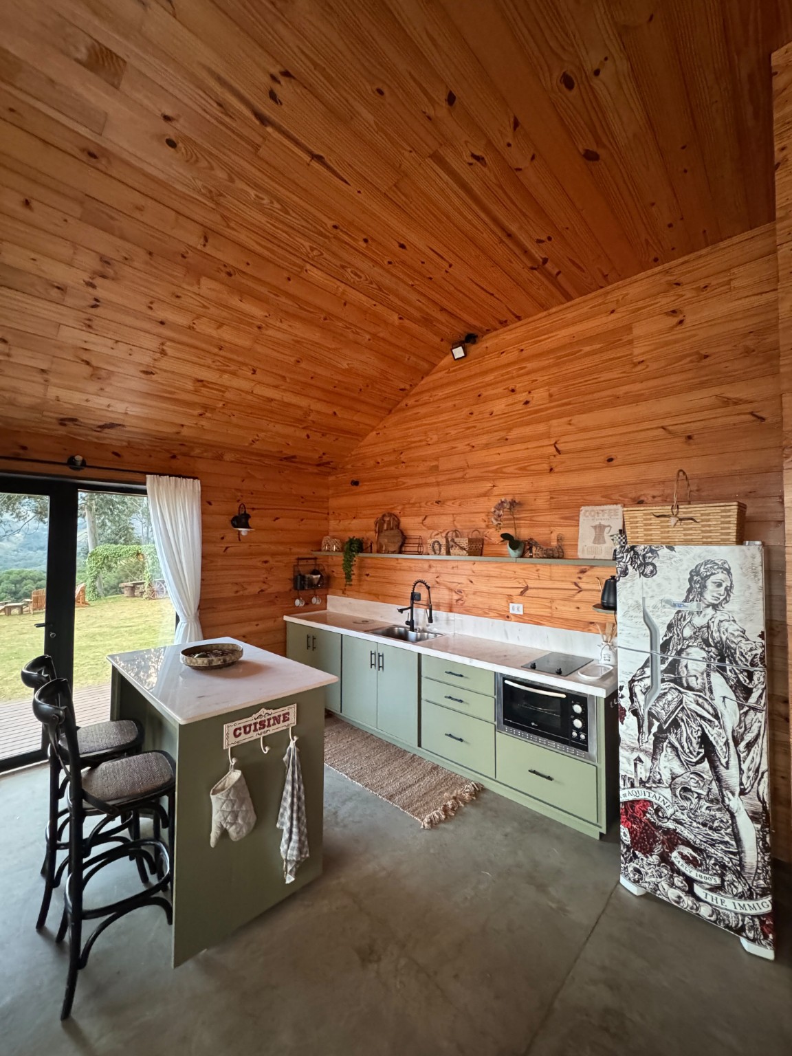 Detalhes da Casa Nórdica na Montanha