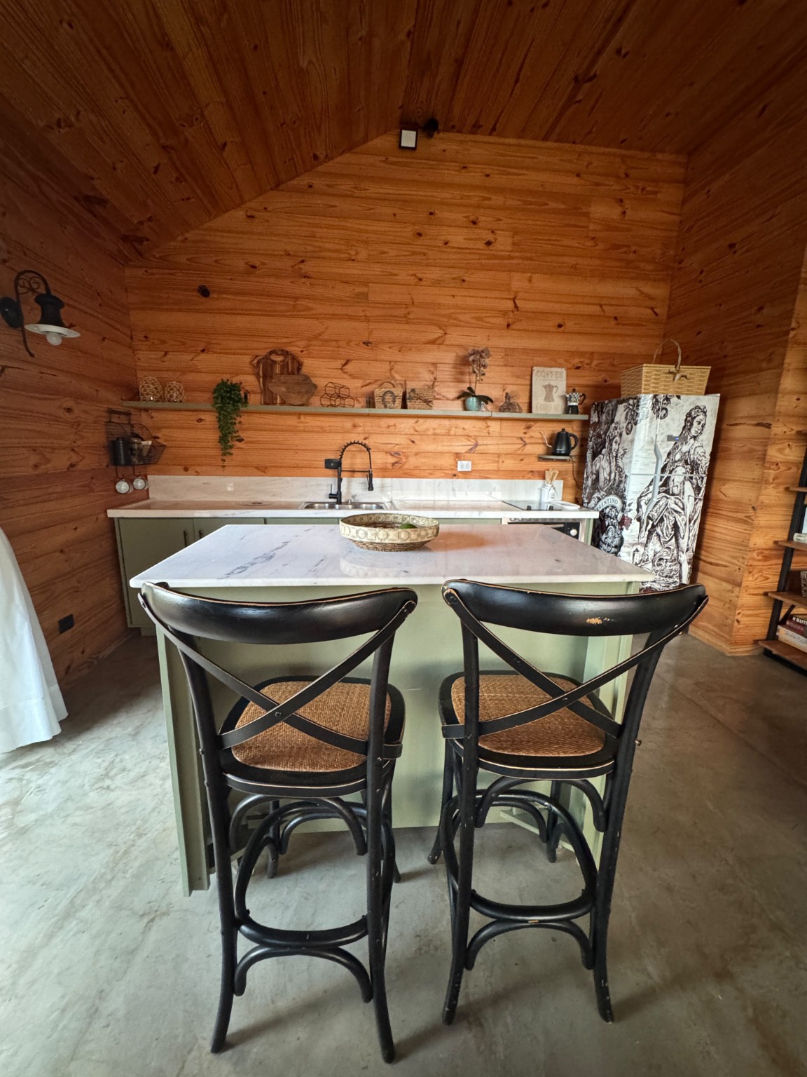 Detalhes da Casa Nórdica na Montanha